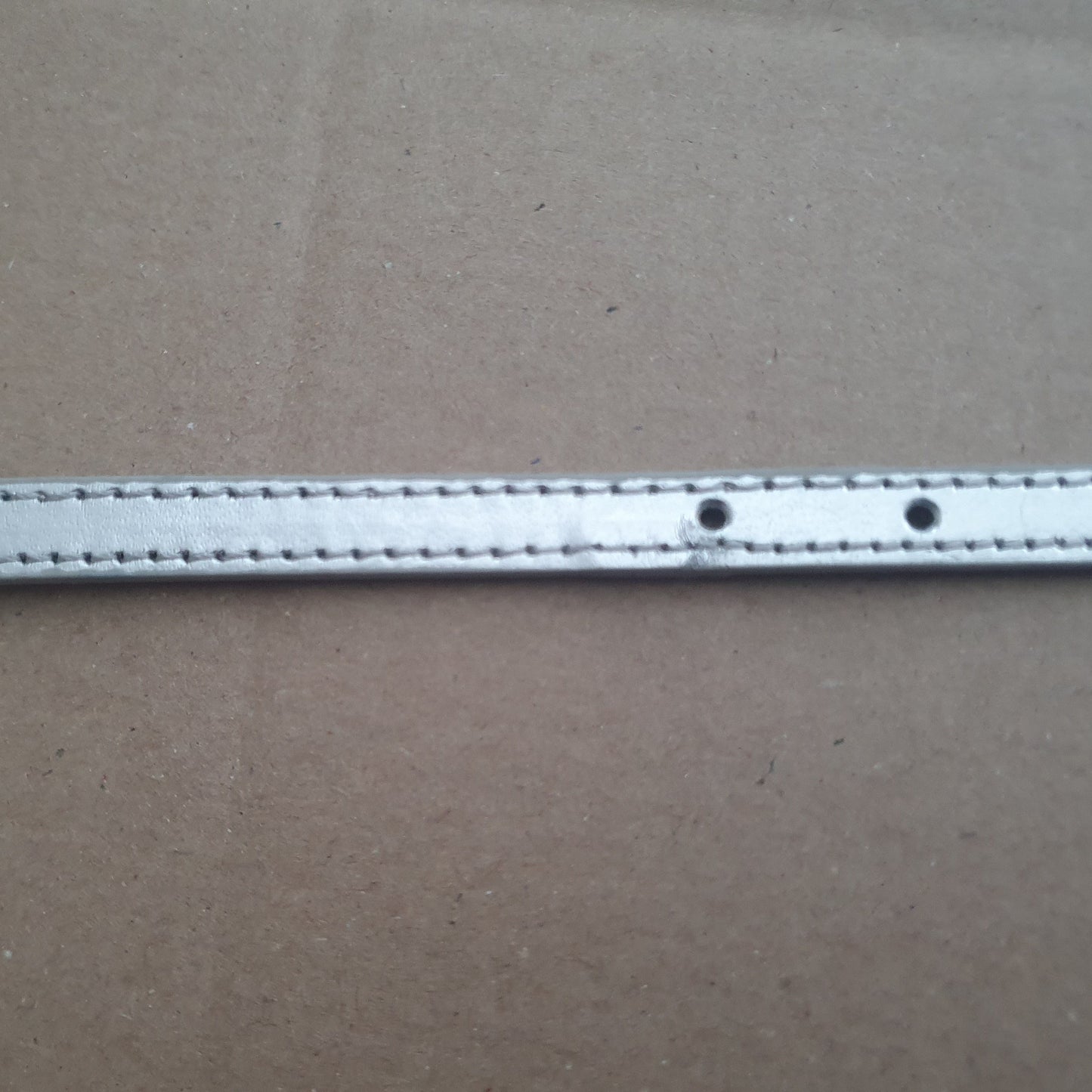 SECOND Silver Metallic Cat Collar-0