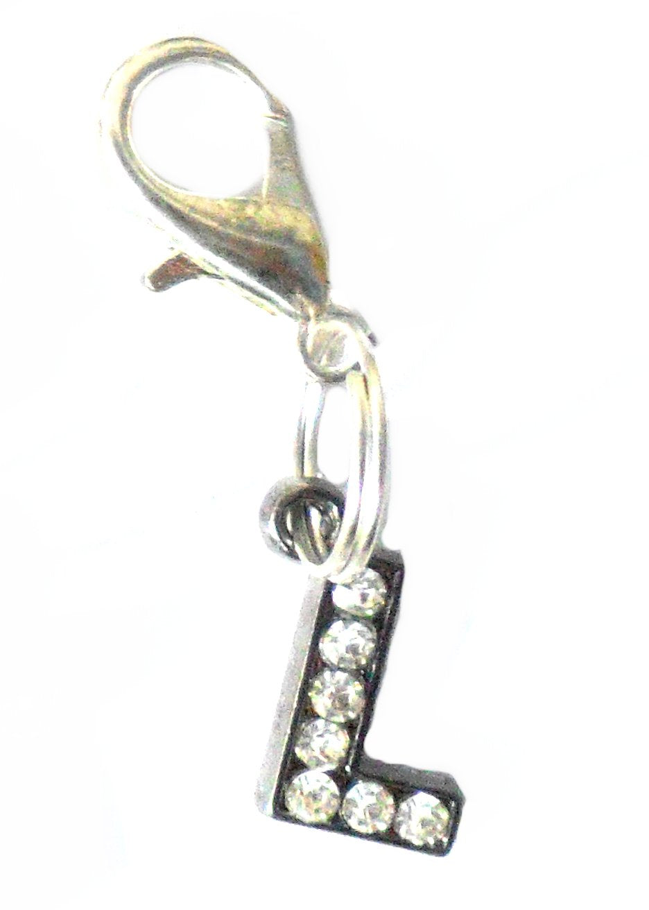A-Z Crystal Letter Pet Charms-14