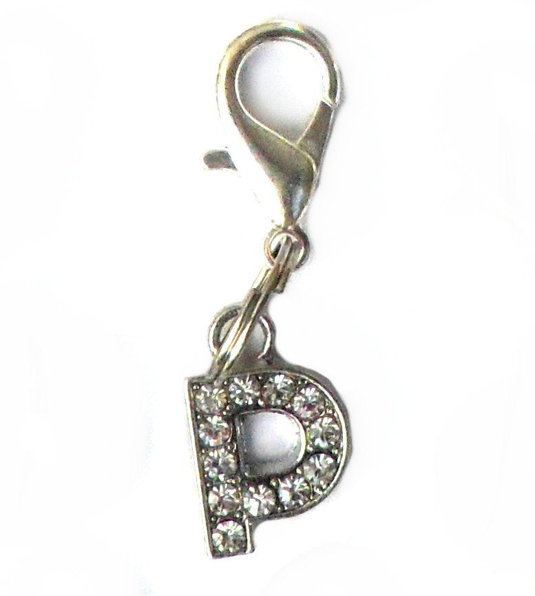 A-Z Crystal Letter Pet Charms-18