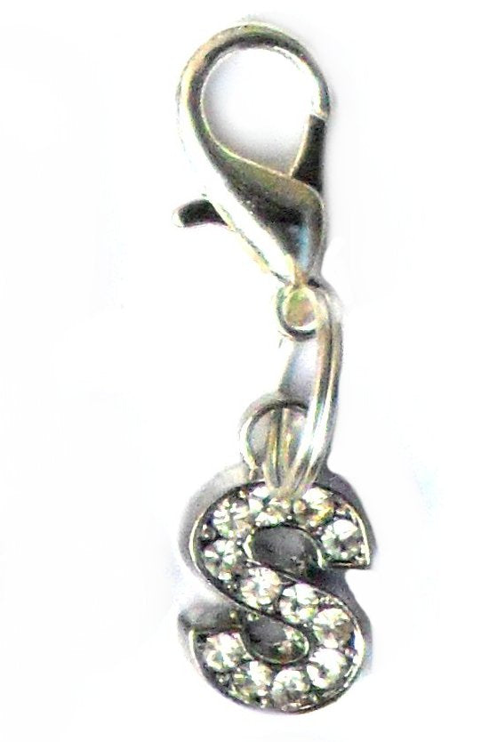 A-Z Crystal Letter Pet Charms-21