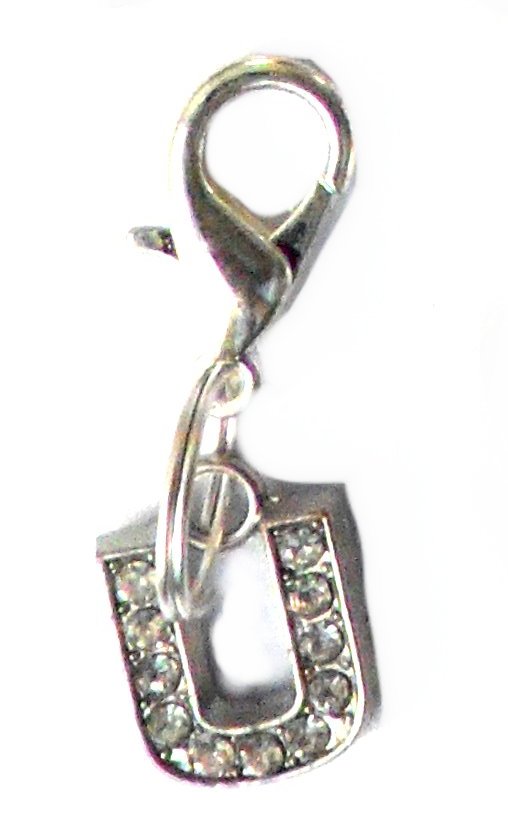 A-Z Crystal Letter Pet Charms-23