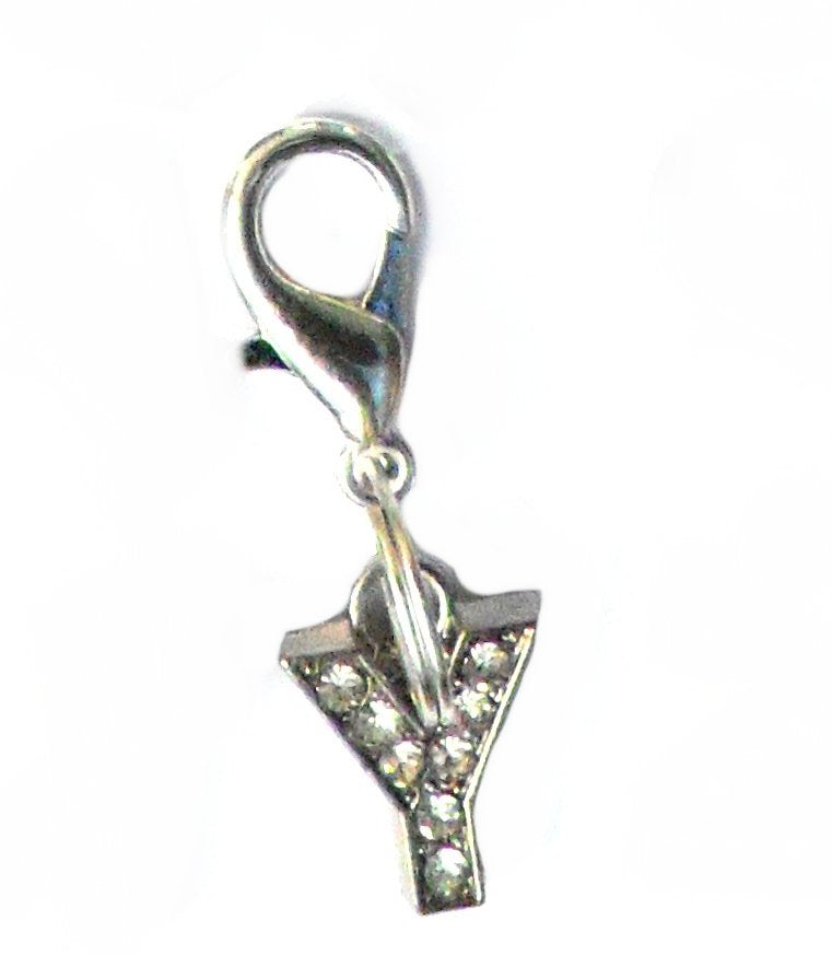 A-Z Crystal Letter Pet Charms-27