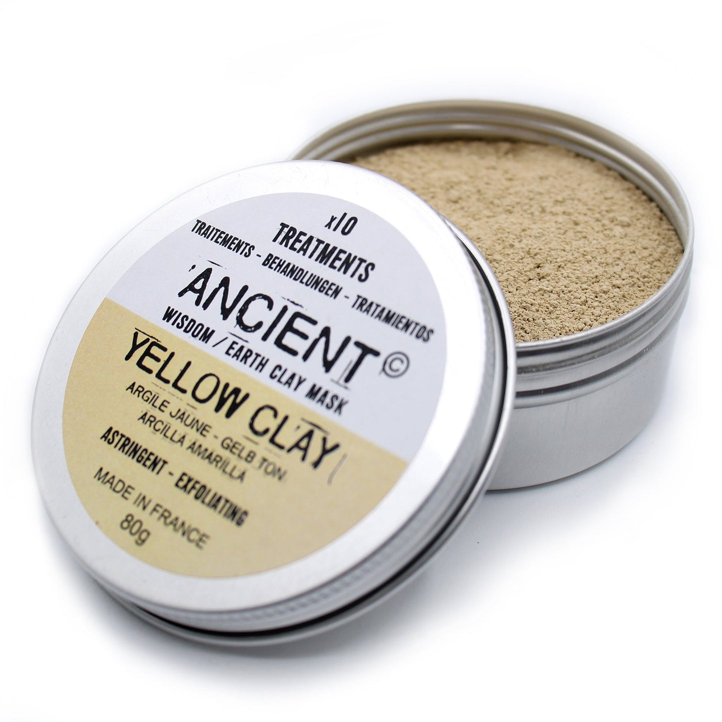 Yellow Clay Face Mask Powder 80g-0