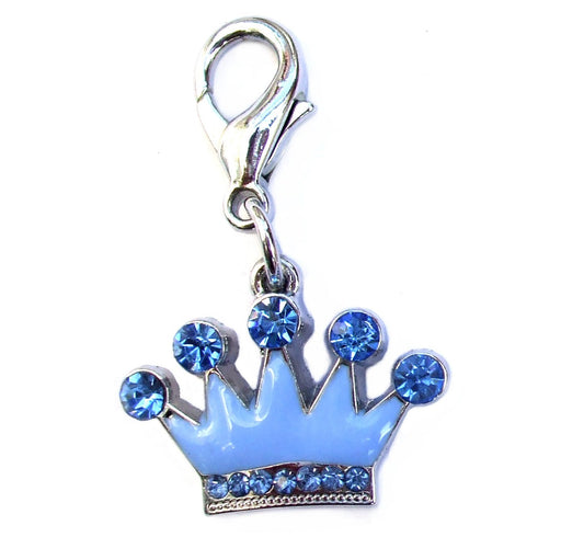 Prince Crystal Enamel Crown Charm-0