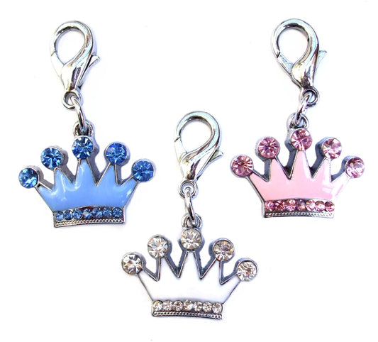 Prince Crystal Enamel Crown Charm-1
