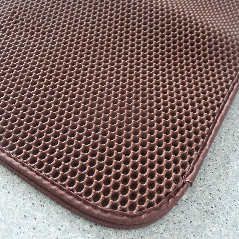 Double Layer Splashguard Cat Litter Filter Mat-3
