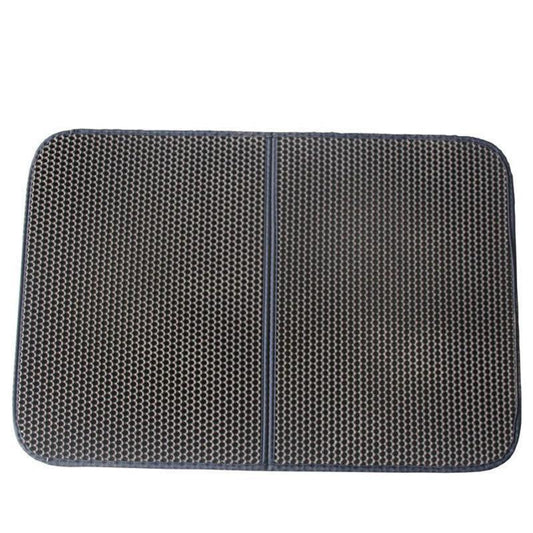 Double Layer Splashguard Cat Litter Filter Mat-1
